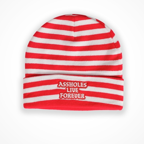 NWT Assholes Live Forever Beanie - Picture 1 of 1